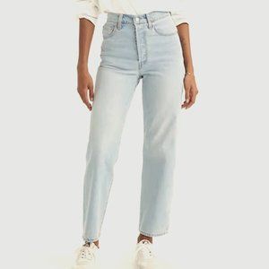 Levi's Ribcage Straight Ankle Light Blue Jeans